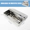A2Z Scilab Stainless Steel Medical Instrument Box Organizer Perforated Storage Tray w/ Lid - 8Lx4Wx1.5H A2Z-ZR-BOX842-FN - alternate 2